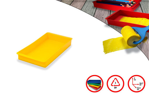 Picture of FAIBO DESK TRAYS MULTIUSE YELLOW 22.5X12CM